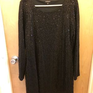 Express sequin formfitting dress